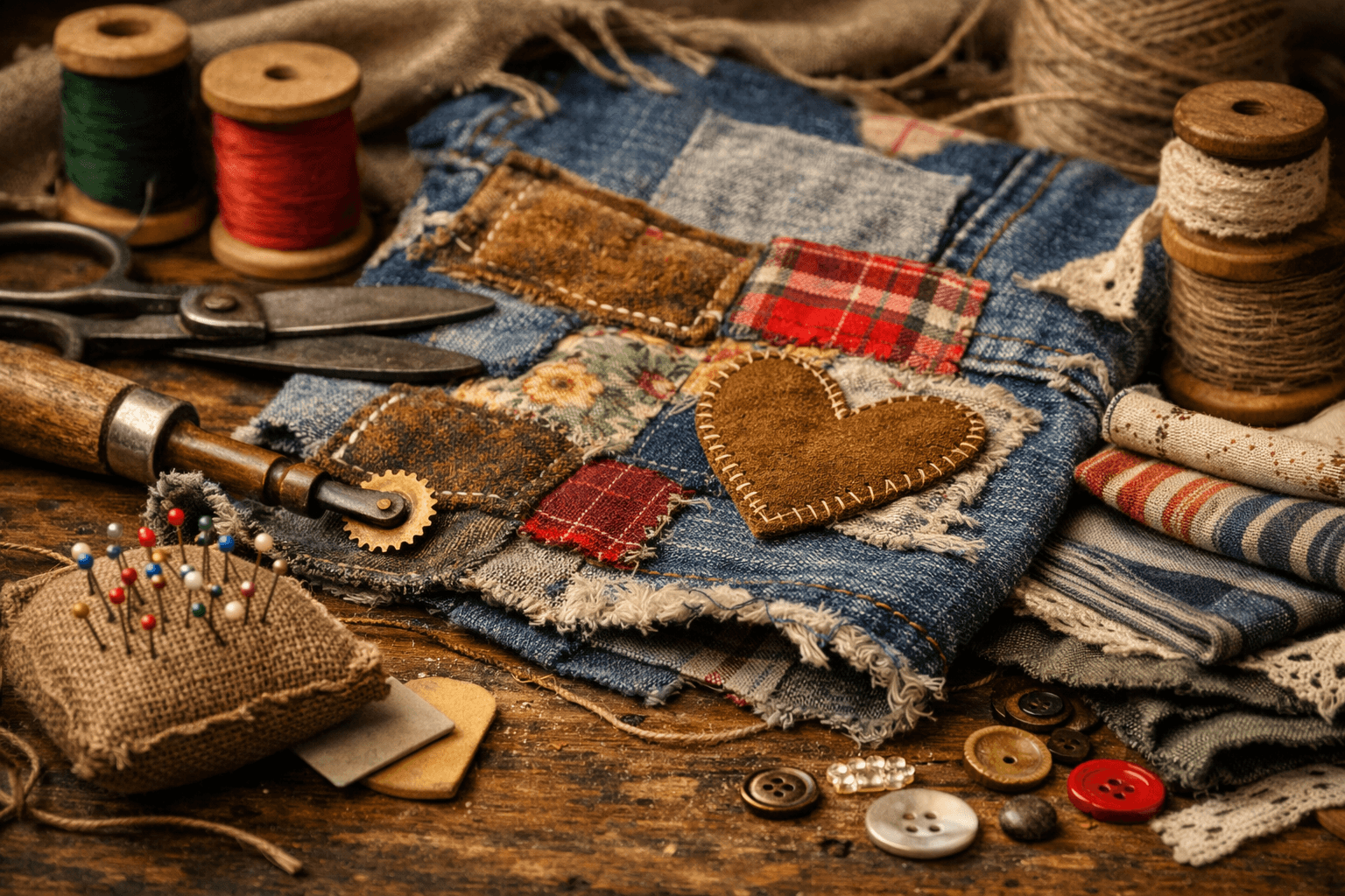 Upcycling Schneiderei Nadelkissen Immenstaad